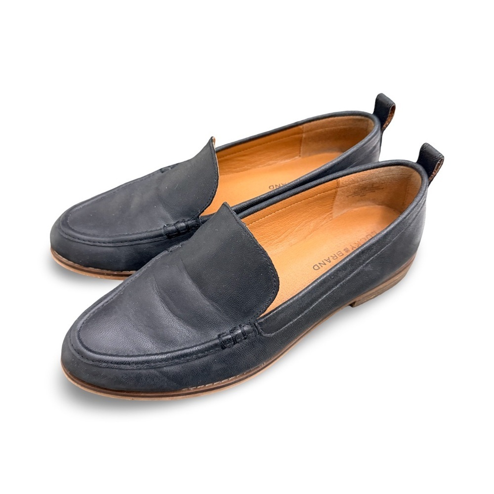 Lucky Brand Women's Canyen Slip-On Black Leather Loafers Size 7.5 - Picture 1 of 10